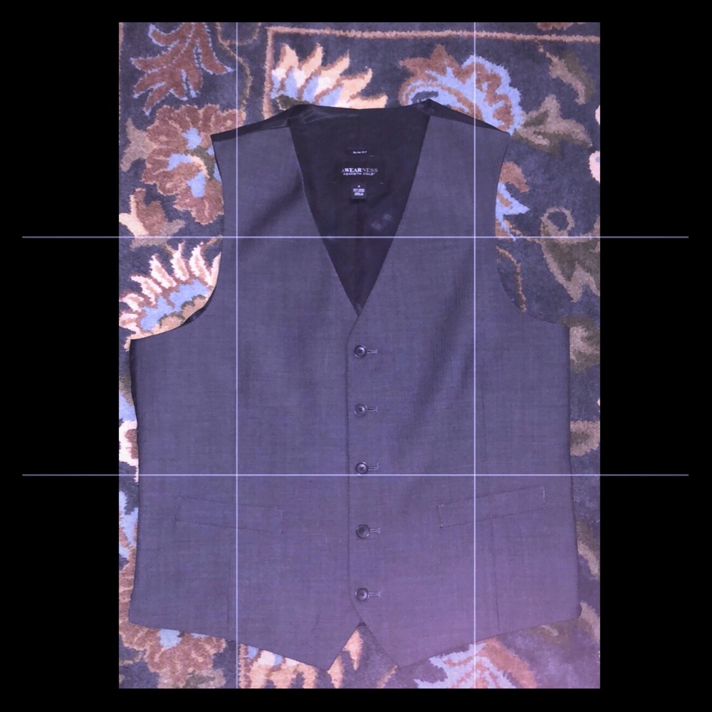 Kenneth Cole Vest - Slim Fit Small